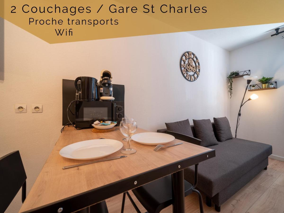 Appartement Climatise Avec Parking A 6Min A Pied De La Gare St Charles Marseille Exterior photo